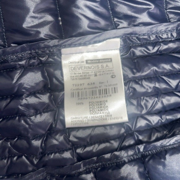 Devernois, French Black and Gray Women's Puffer Jacket - Picture 9 of 10